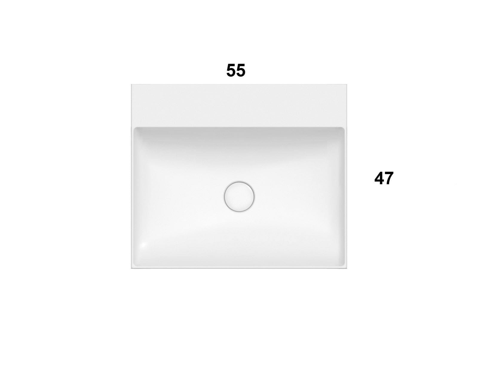 Le Lastre 550 mm tvättställ – bild 3