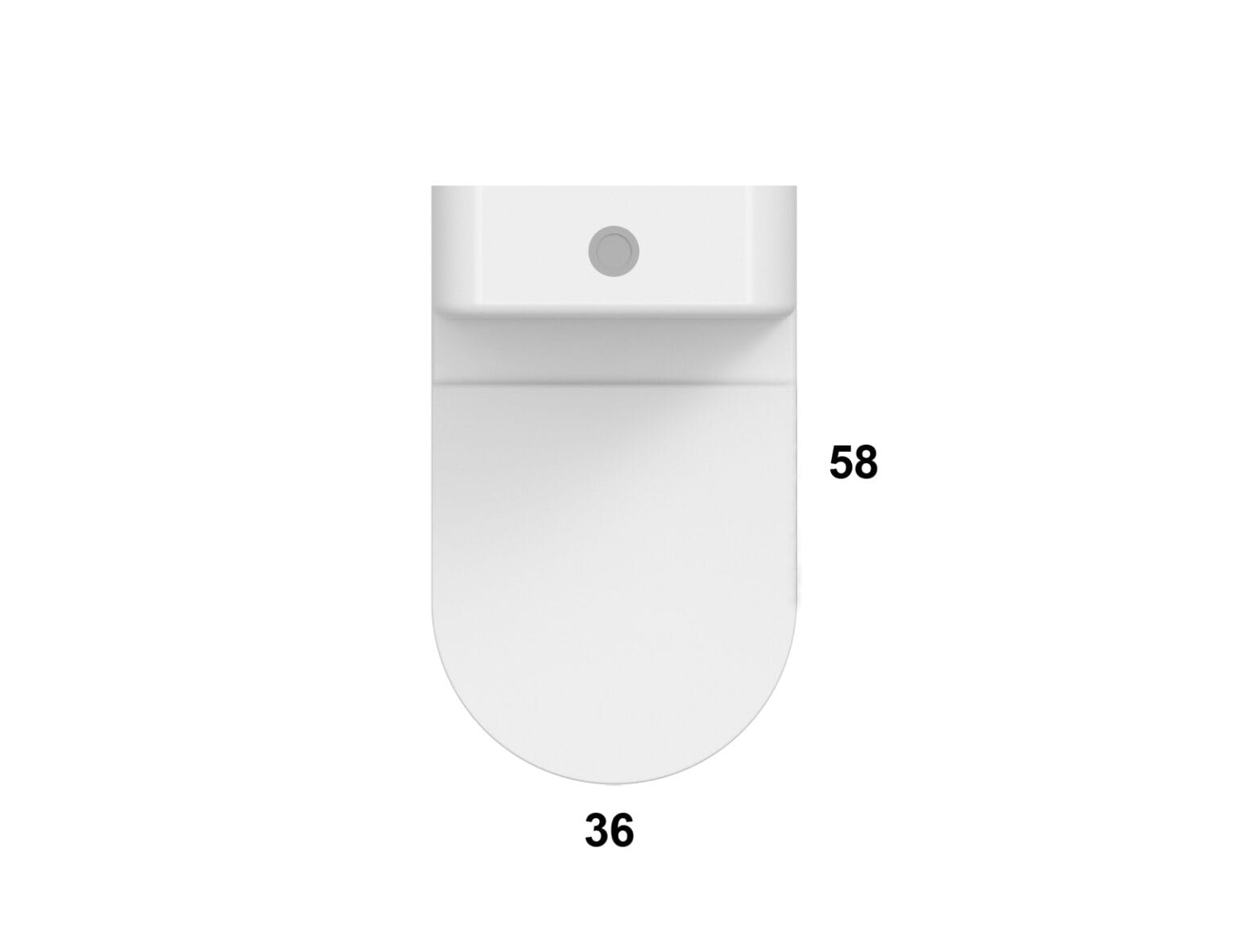 FORTY3 golvstående WC – bild 4