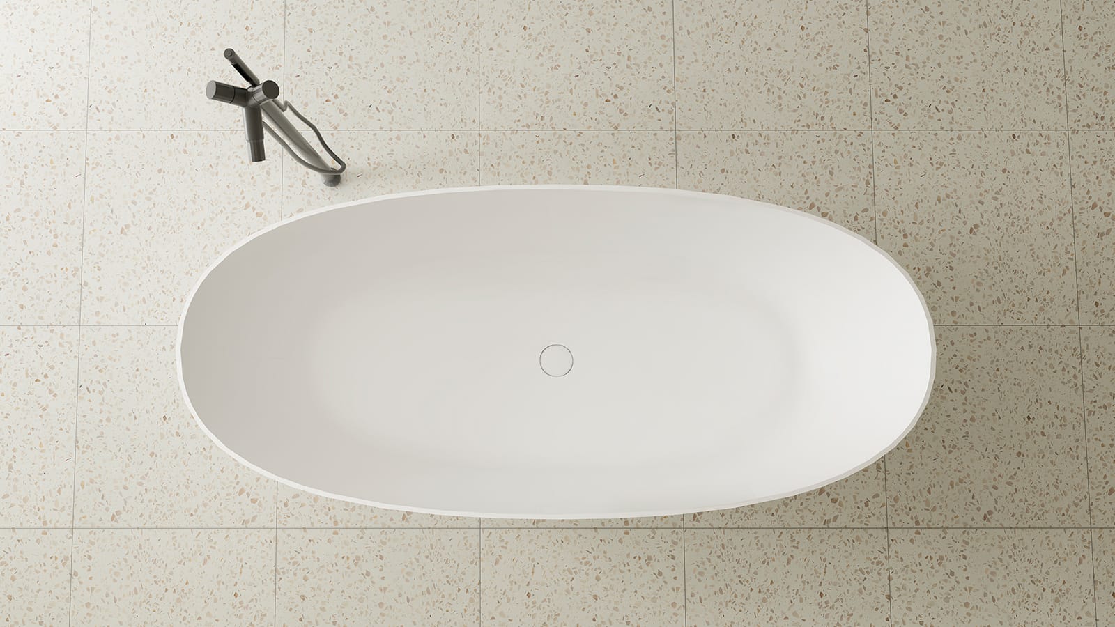 Lago Mate fristående badkar 1700 mm – bild 2
