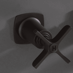 Kryssvred HIC55_Highline_Wall_Mounted_Basin_Mixer_in_Rustica_Brass
