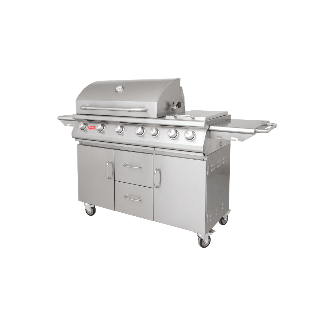 7 Burner fristående gasolgrill