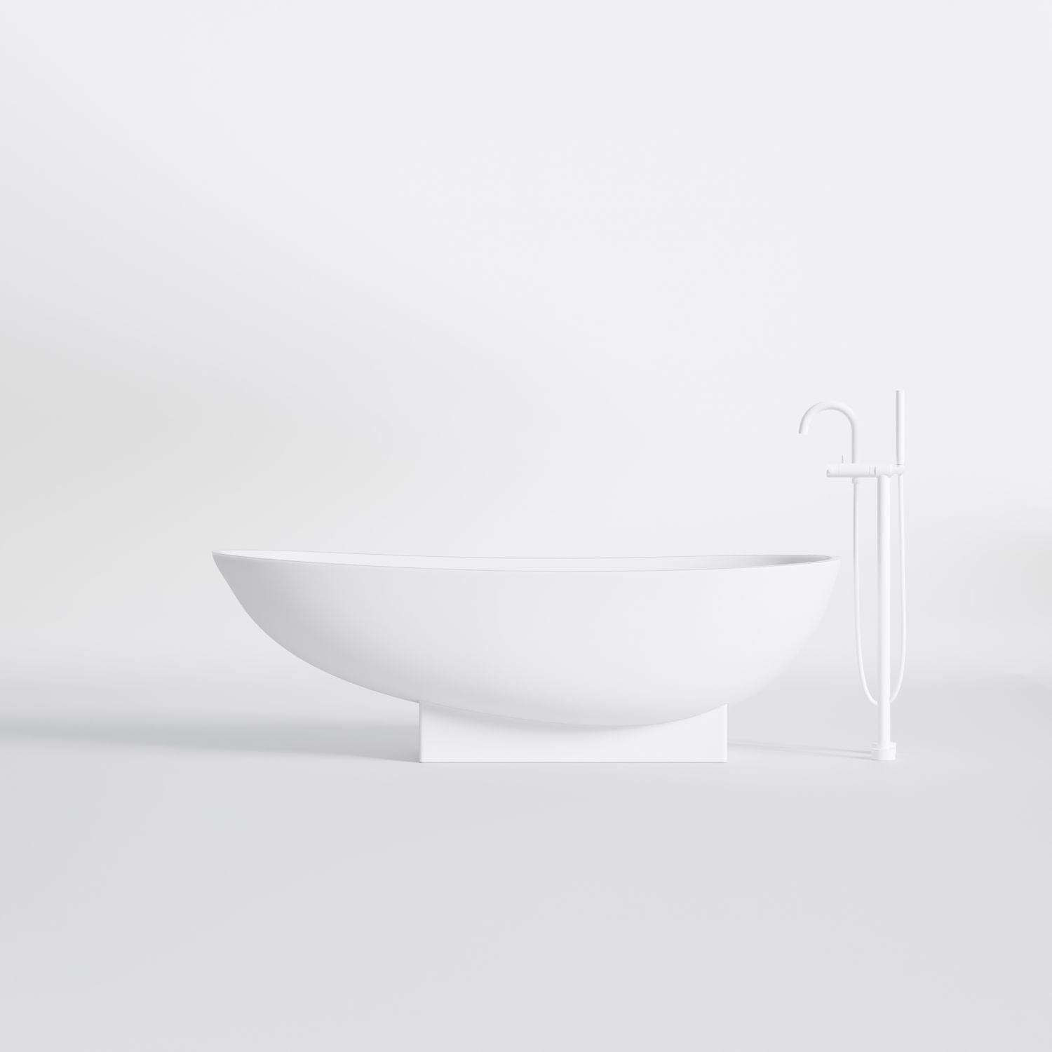 Steinberg Series 490 Fristående badkar, 1800 mm